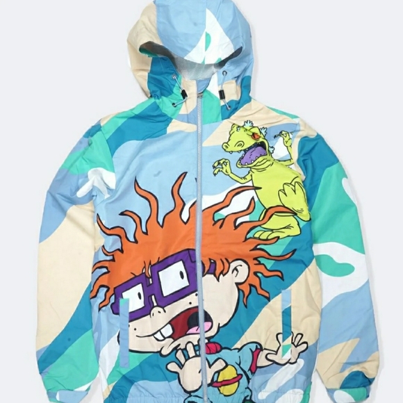 Rugrats Members Only windbreaker hoodie - Picture 1 of 8